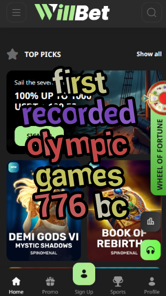 First Recorded Olympic Games: 776 BC History-vz72fvrf.com