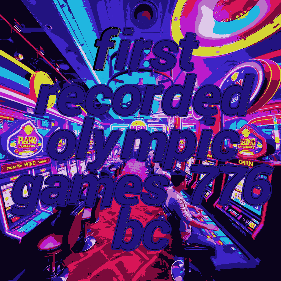 First Recorded Olympic Games: 776 BC History